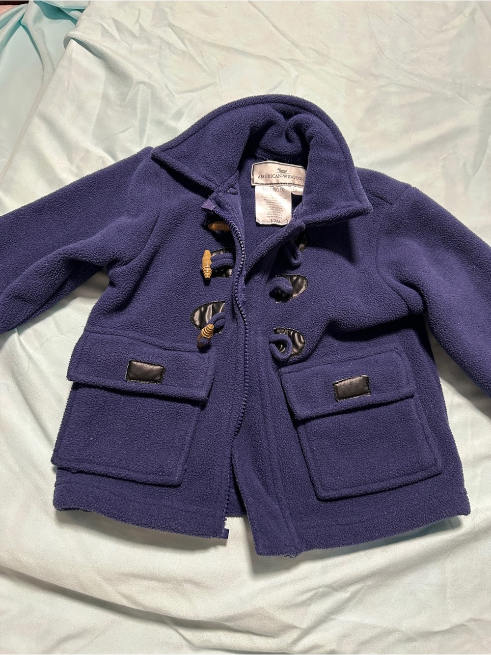 Classic Kids' Toggle Peacoat in Navy by American & Presson